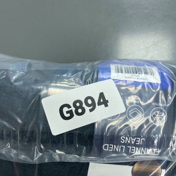 NEW Lands' End Men's Size 36X30 Flannel Lined Stretch Jeans Straight Leg - Picture 9 of 9